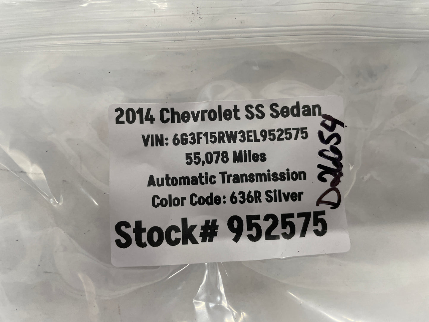2014 Chevy SS Sedan Wheel Center Cap Set OEM