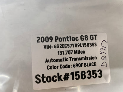 2009 Pontiac G8 GT Fuel Gas Cover Lid Door OEM