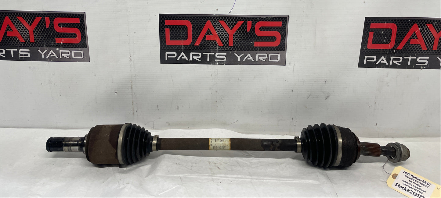 2009 Pontiac G8 GT LH Driver Rear CV Axle Half Shaft OEM