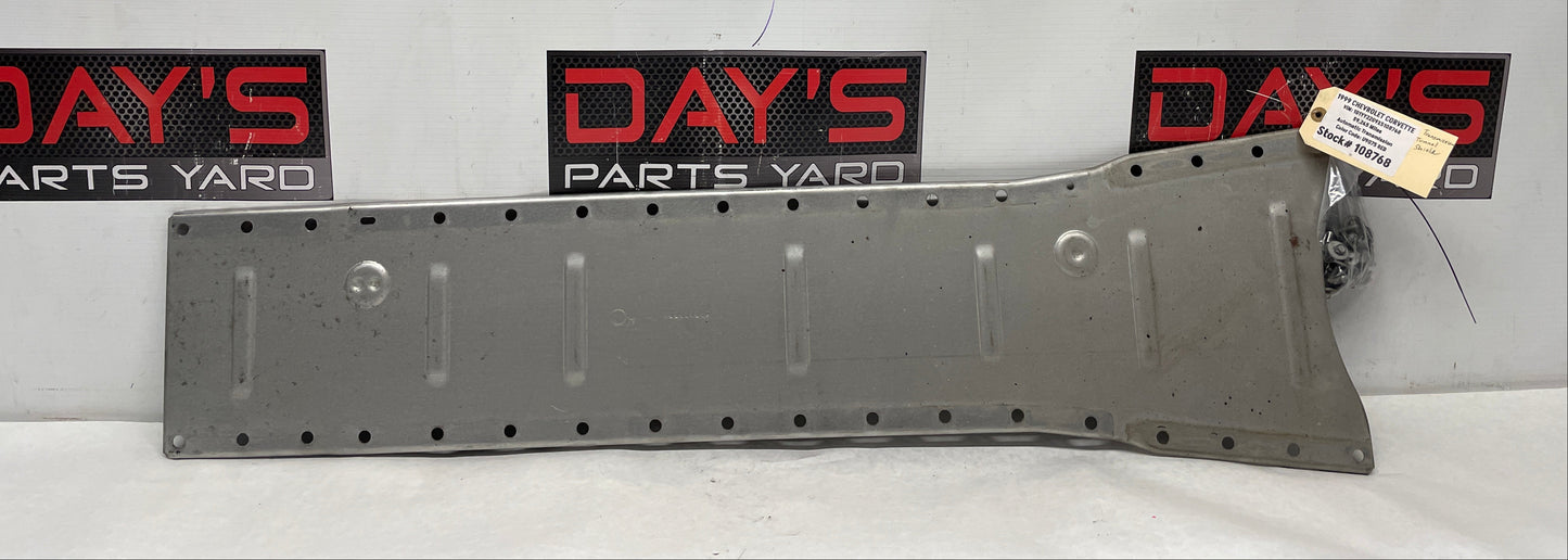 1999 Chevy C5 Corvette Torque Tube Tunnel Cover Shield Reinforcement Panel OEM - Day's Parts Yard