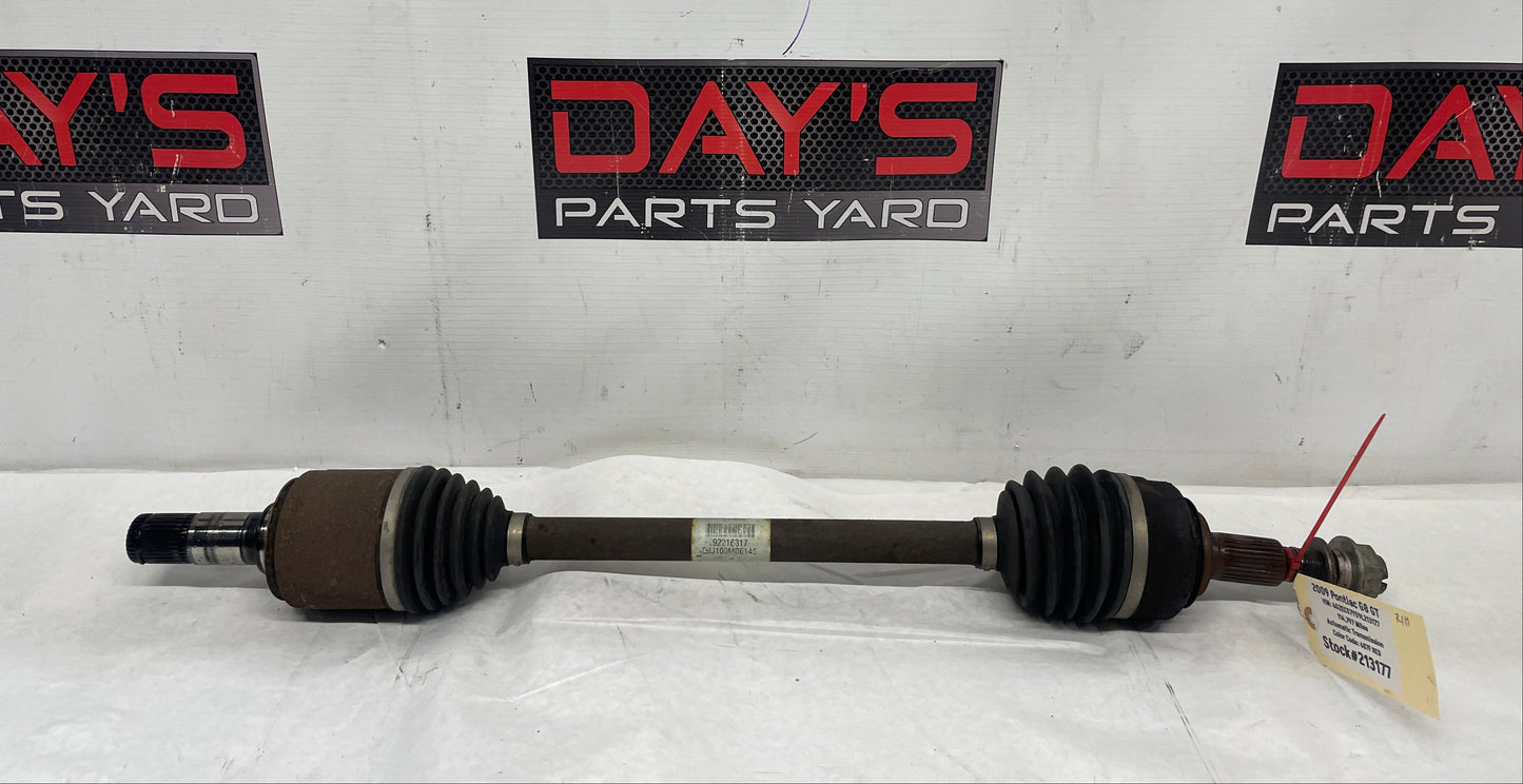 2009 Pontiac G8 GT RH Passenger Rear CV Axle Half Shaft OEM