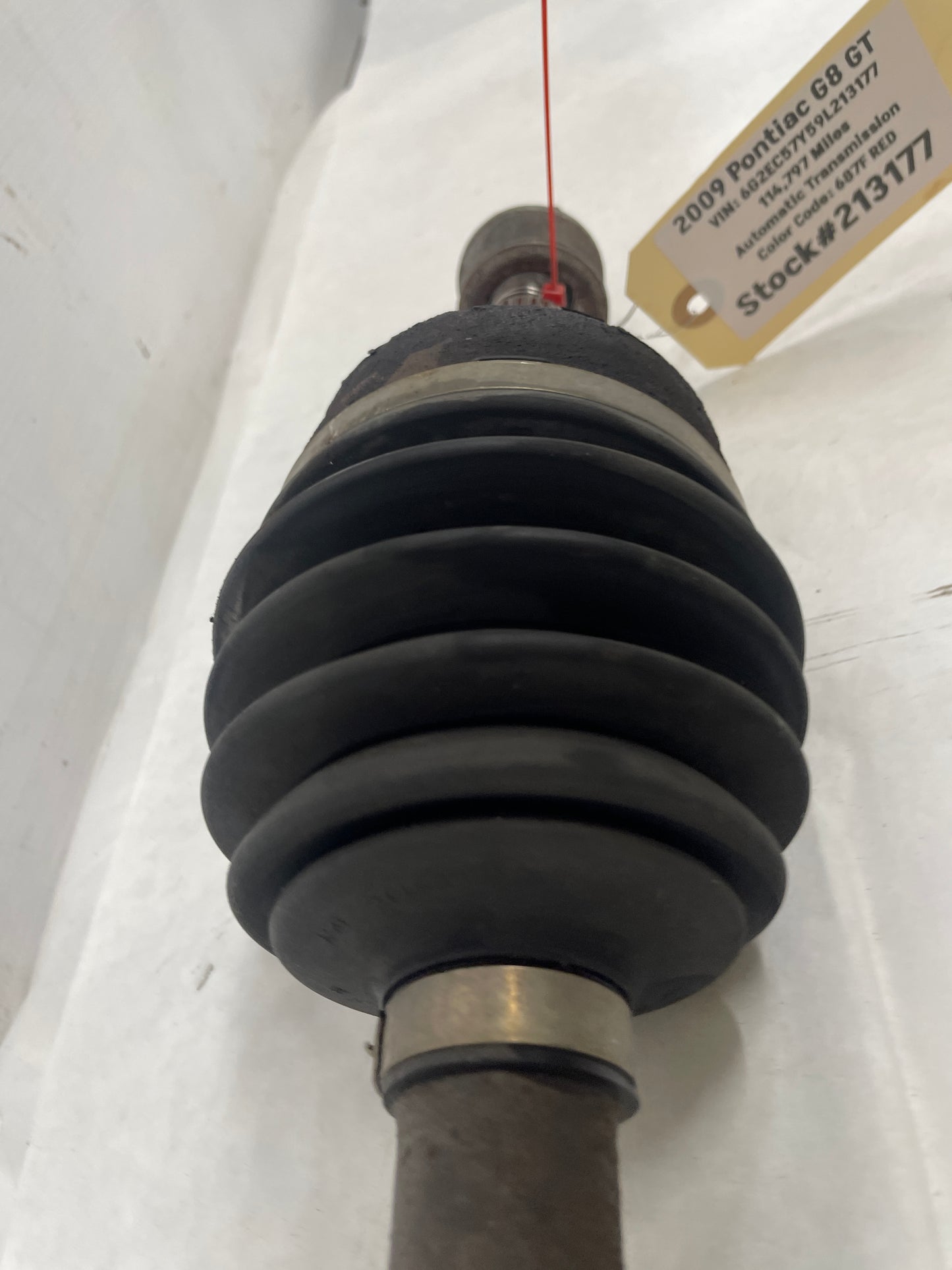 2009 Pontiac G8 GT RH Passenger Rear CV Axle Half Shaft OEM