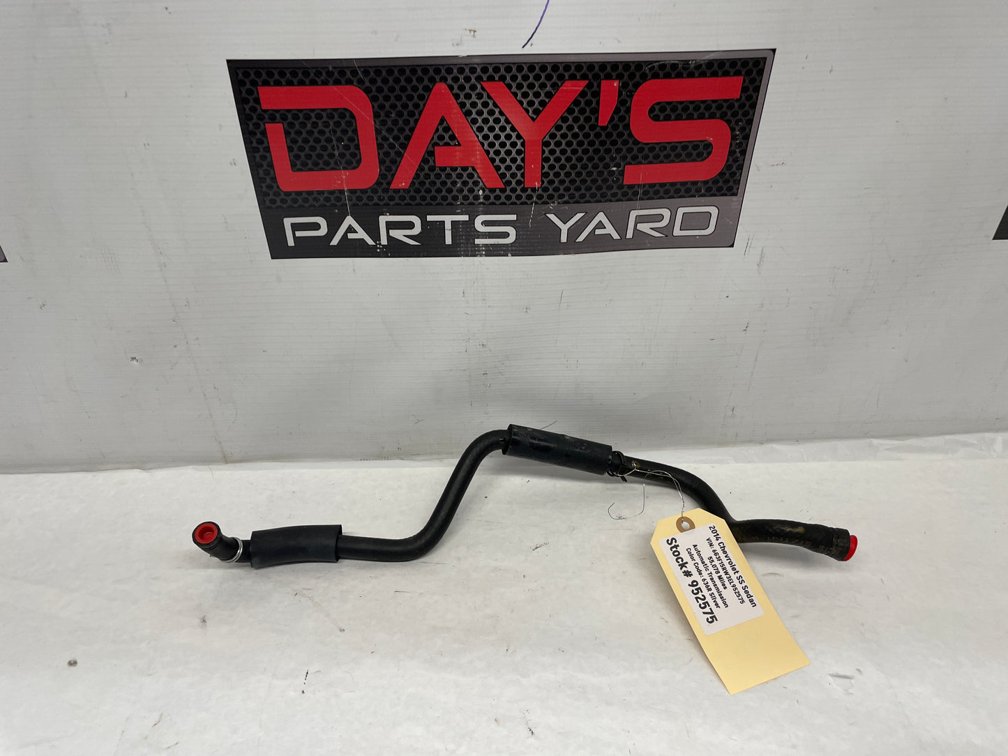 2014 Chevy SS Sedan Brake Booster Vacuum Hose Line Tube OEM