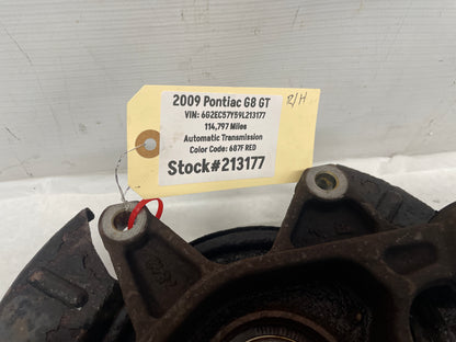 2009 Pontiac G8 GT RH Passenger Rear Suspension Spindle Hub Knuckle Wheel Bearing OEM