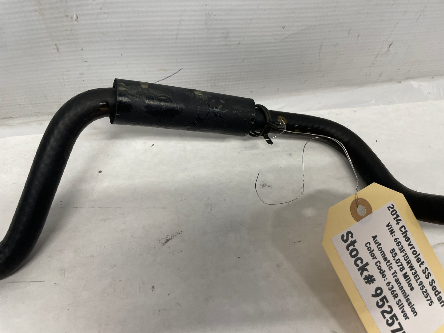 2014 Chevy SS Sedan Brake Booster Vacuum Hose Line Tube OEM