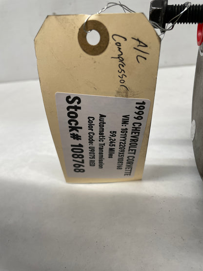1999 Chevy C5 Corvette AC Air Compressor OEM - Day's Parts Yard