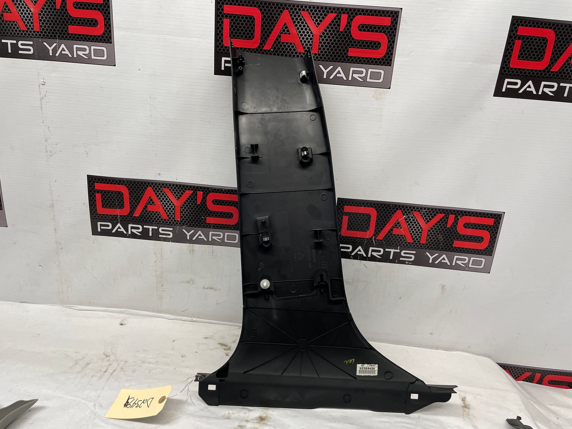 2014 Chevy SS Sedan RH Passenger B Center Pillar Carpet Retainer Trim Panel OEM - Day's Parts Yard