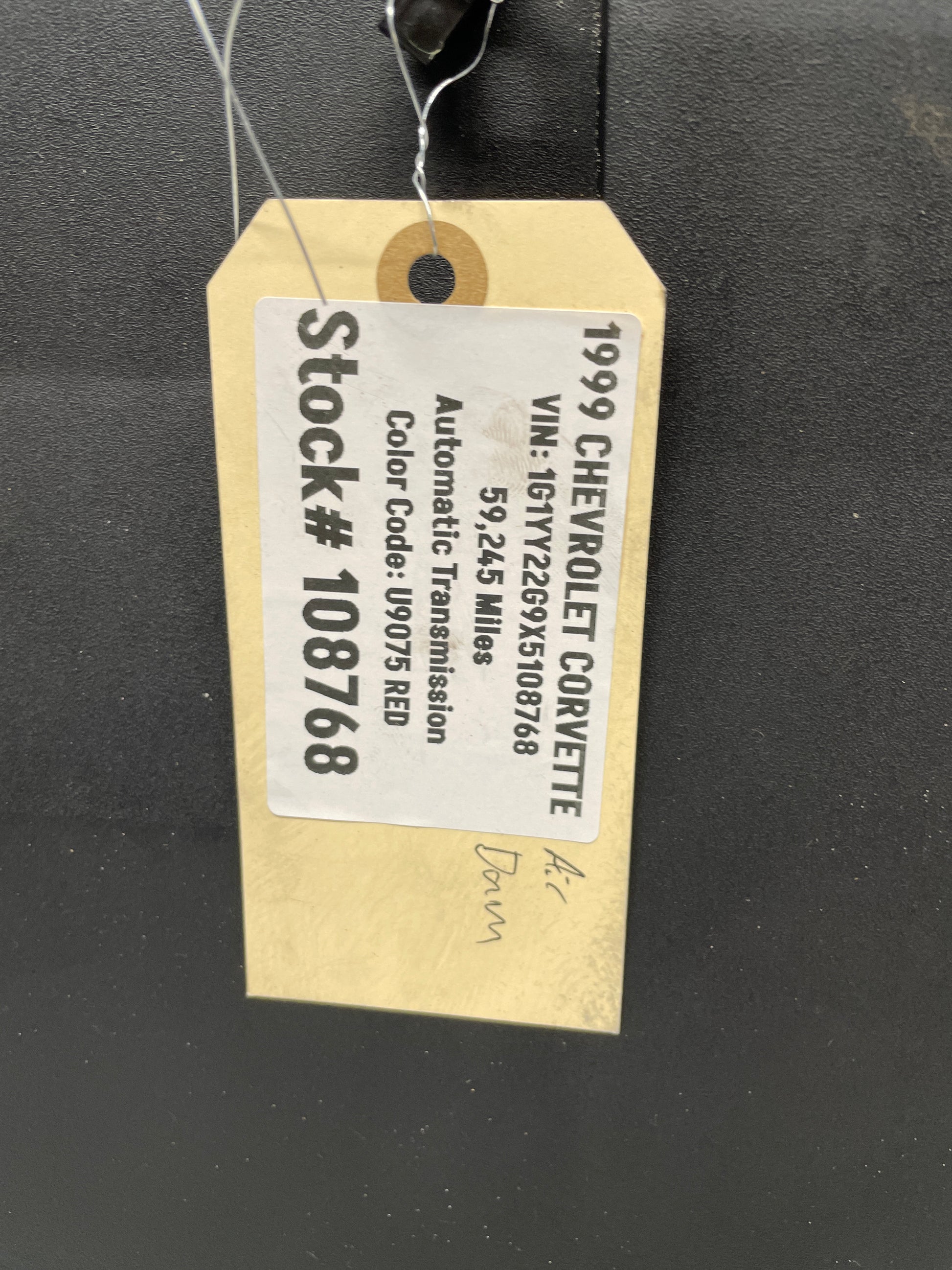 1999 Chevy C5 Corvette Lower Radiator Support Shroud Air Dam Baffle OEM - Day's Parts Yard