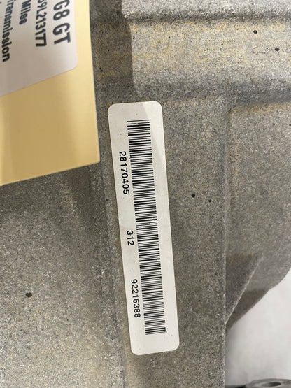 2009 Pontiac G8 GT Rear End Rearend Carrier 2.92 LSD Differential OEM