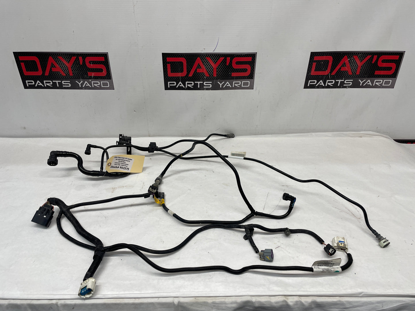 2014 Chevy SS Sedan Fuel Gas Tank Wire Wiring Harness Evap Lines Hoses Tubes OEM