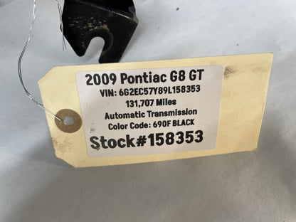 2009 Pontiac G8 GT LH Driver Front Fender Black OEM