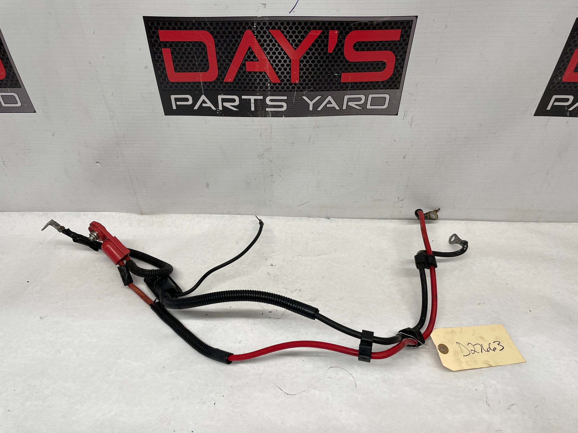 1999 Chevy C5 Corvette Positive Negative Battery Terminal Cable Wire Wiring Harness OEM - Day's Parts Yard