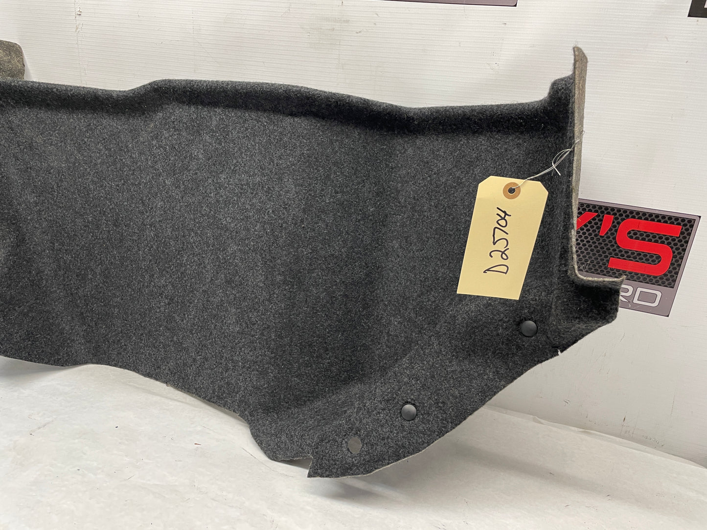 2013 Cadillac CTS-V Coupe LH Driver Interior Quarter Trunk Carpet Felt Liner OEM - Day's Parts Yard