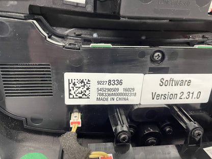 2016 Chevy SS Sedan Heater Air Conditioner HVAC Climate Controls OEM - Day's Parts Yard