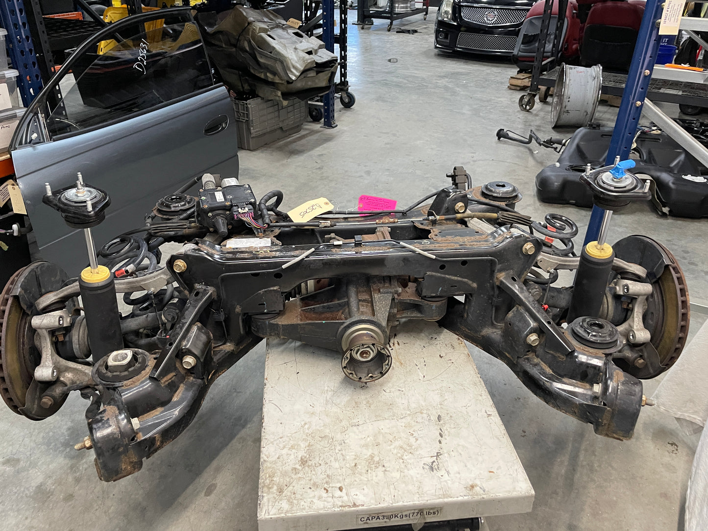 2013 Cadillac CTS-V Coupe Complete Rear Cradle Diff. Sub Frame Assembly 3.23 LSD OEM - Day's Parts Yard