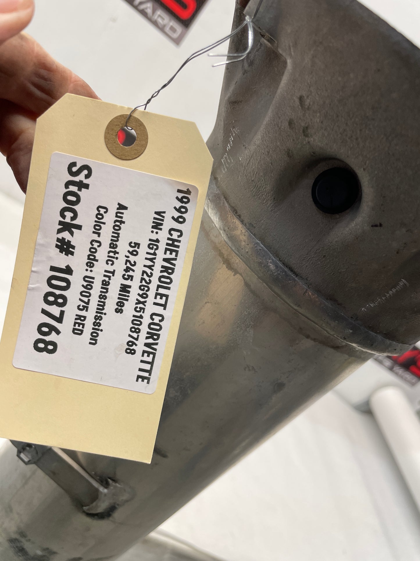 1999 Chevy C5 Corvette Automatic Transmission Torque Tube Driveshaft OEM - Day's Parts Yard