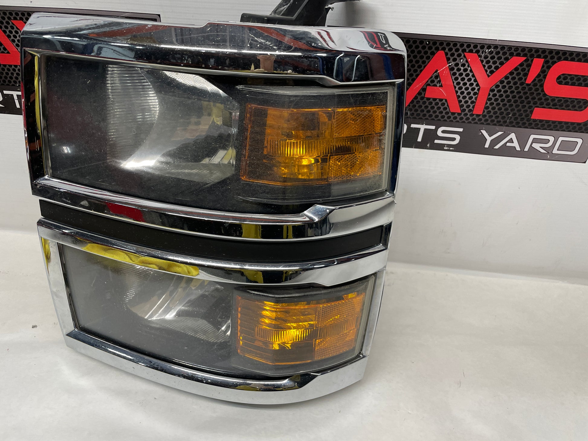 2015 Chevy Silverado K1500 LH Driver Headlight Head LIght OEM - Day's Parts Yard