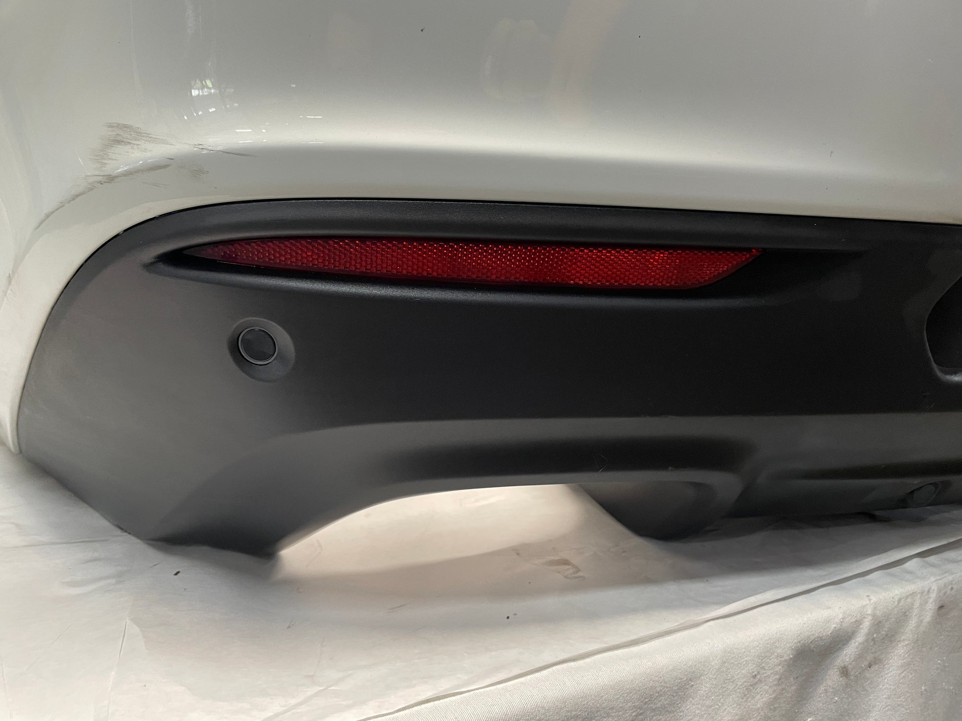 2014 Chevy SS Sedan Rear Bumper Cover White OEM - Day's Parts Yard