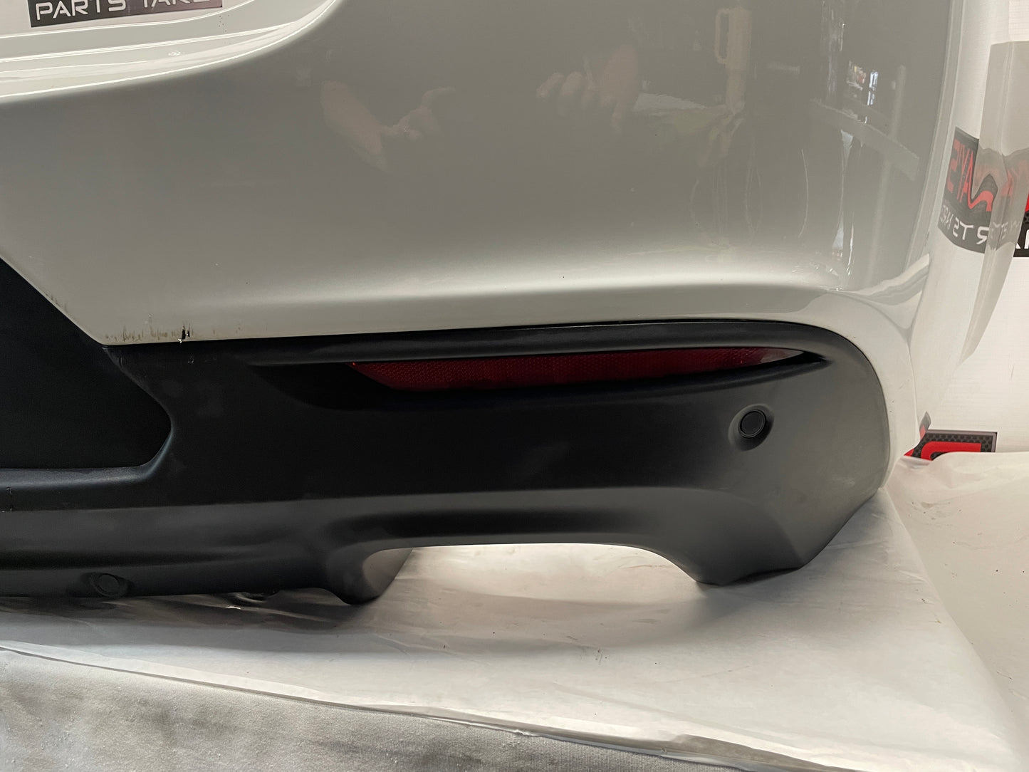 2014 Chevy SS Sedan Rear Bumper Cover White OEM - Day's Parts Yard
