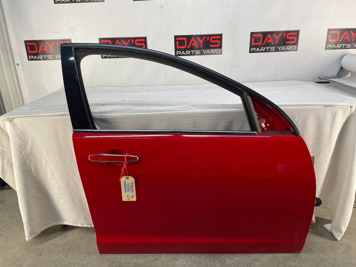 2009 Pontiac G8 GT RH Passenger Front Exterior Door Red OEM