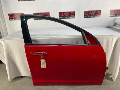 2009 Pontiac G8 GT RH Passenger Front Exterior Door Red OEM