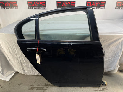 2009 Pontiac G8 GT RH Passenger Rear Exterior Door Black OEM
