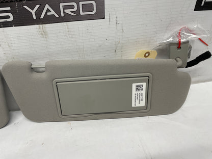 2016 Chevy SS Sedan RH & LH Sun Visor Sunvisor Shade Set w/ Clips OEM - Day's Parts Yard