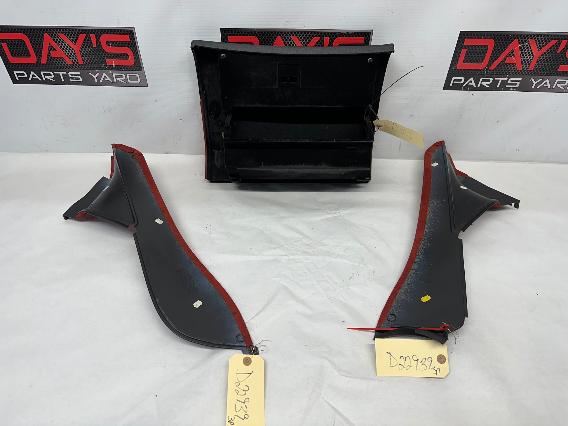 2006 Pontiac GTO Red Interior Trim and Glove Box, OEM - Day's Parts Yard