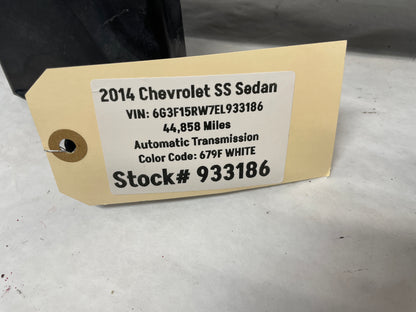 2014 Chevy SS Sedan Front Bumper Energy Impact Absorber OEM - Day's Parts Yard