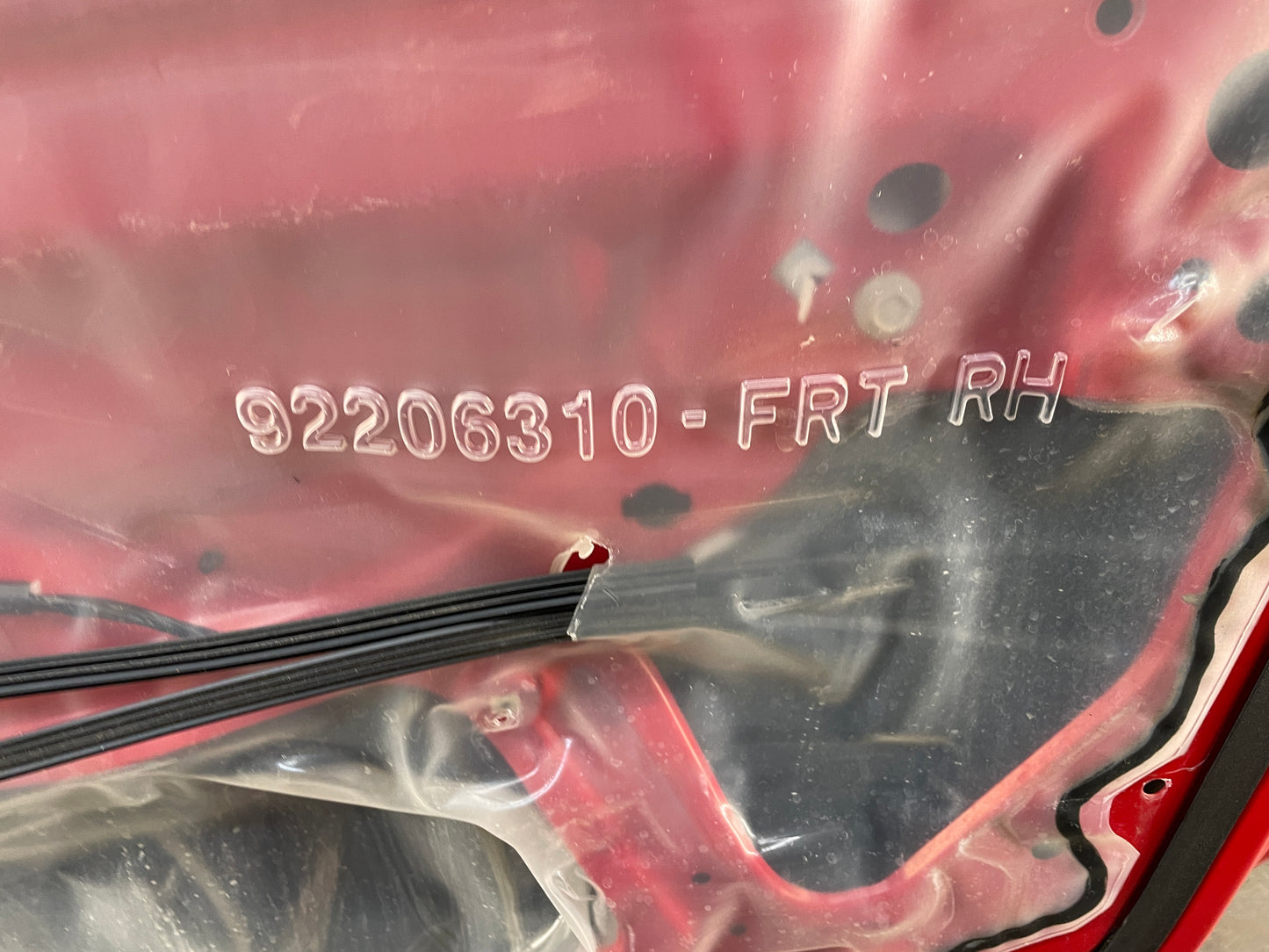 2009 Pontiac G8 GT RH Passenger Front Exterior Door Red OEM