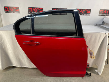 2009 Pontiac G8 GT RH Passenger Rear Exterior Door Red OEM