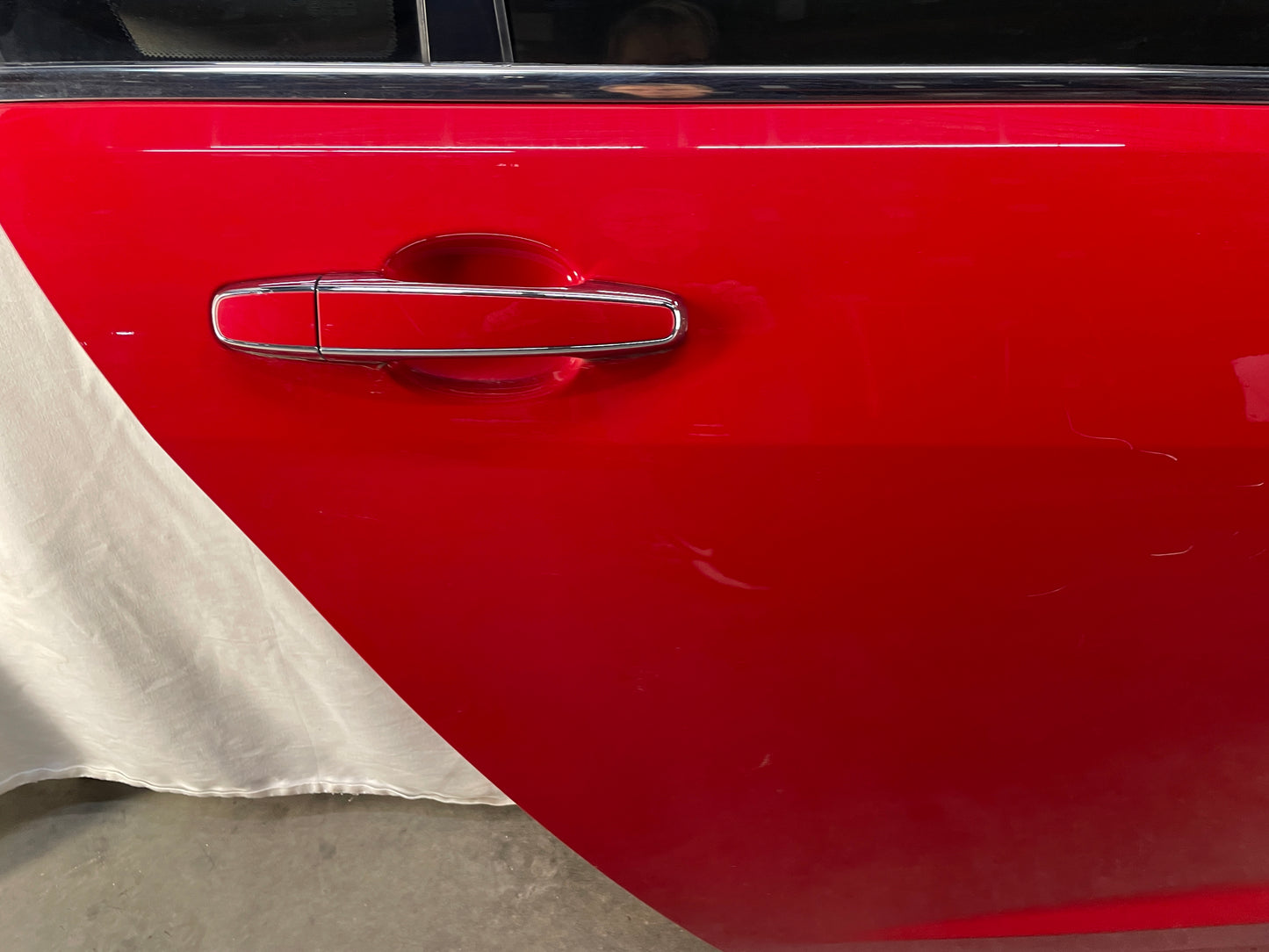 2009 Pontiac G8 GT RH Passenger Rear Exterior Door Red OEM