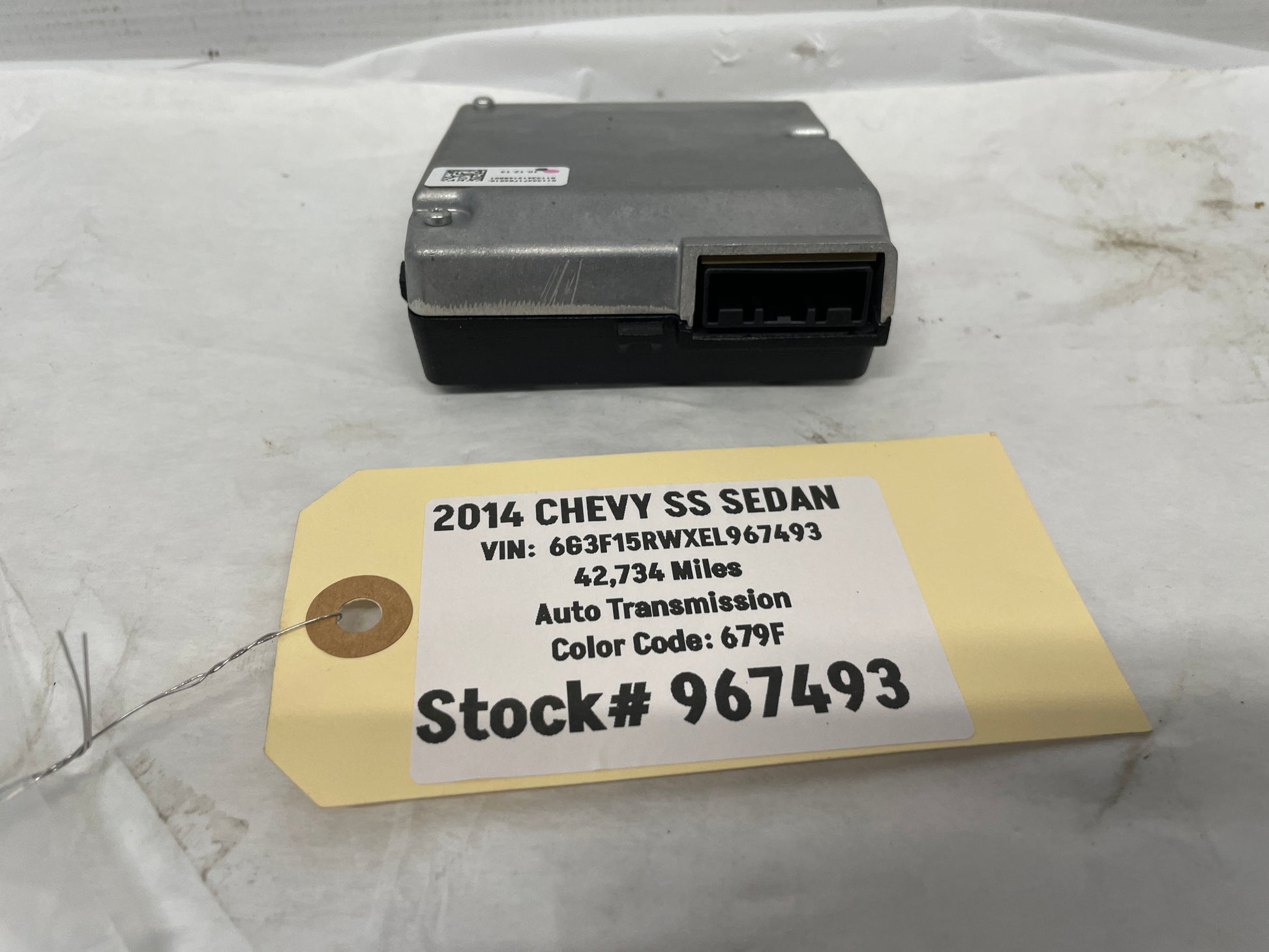 2014 Chevy SS Sedan Windshield Alert Lane Change Departure Assist Camera OEM - Day's Parts Yard
