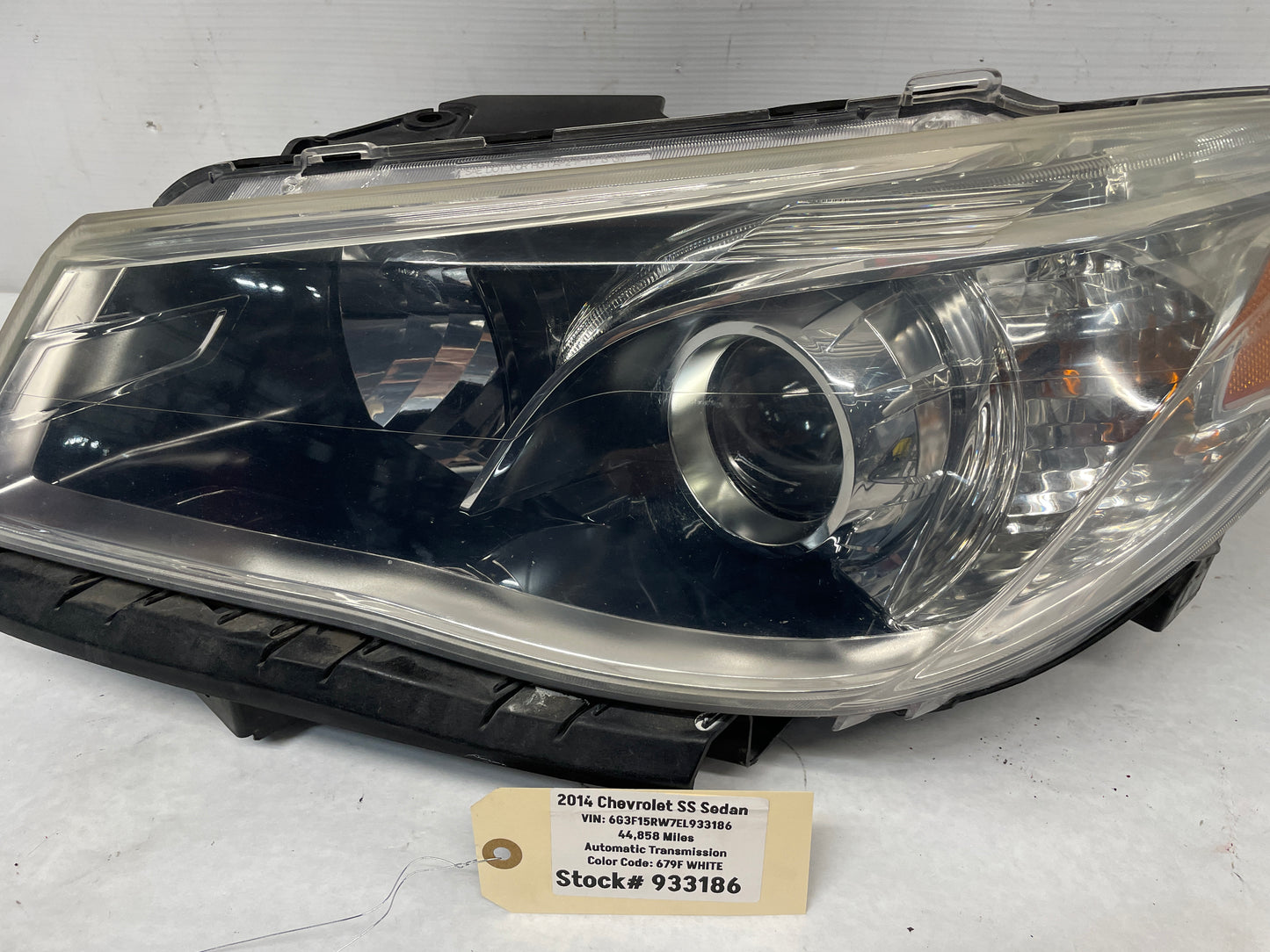 2014 Chevy SS Sedan LH Driver Head Light Lamp Headlight OEM - Day's Parts Yard
