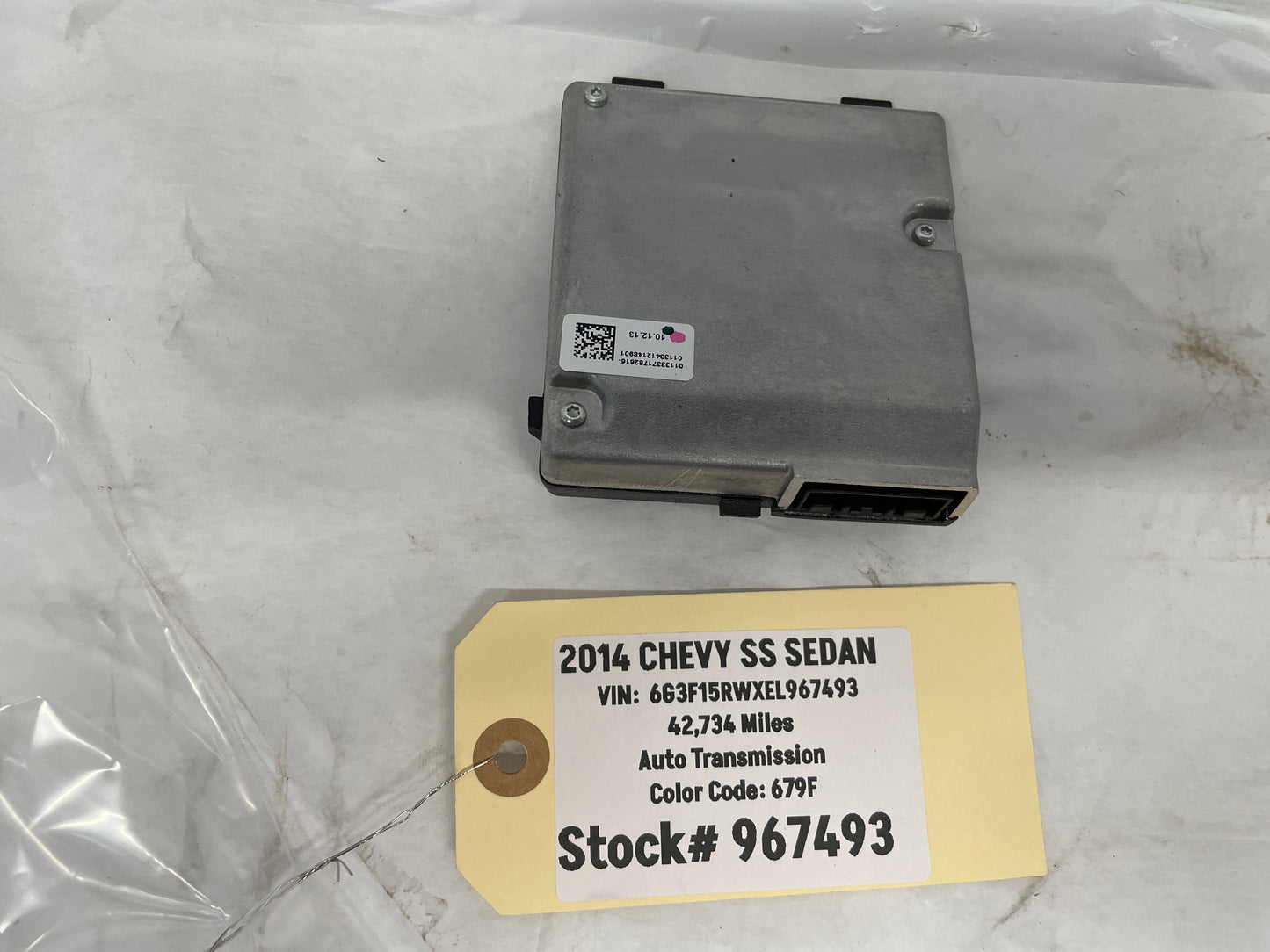 2014 Chevy SS Sedan Windshield Alert Lane Change Departure Assist Camera OEM - Day's Parts Yard
