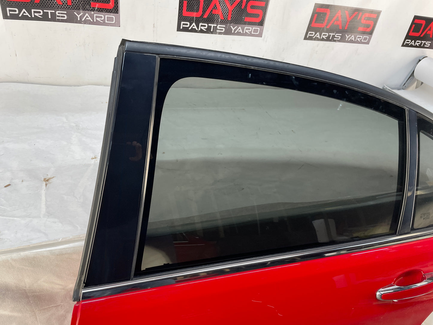 2009 Pontiac G8 GT LH Driver Rear Exterior Door Red OEM