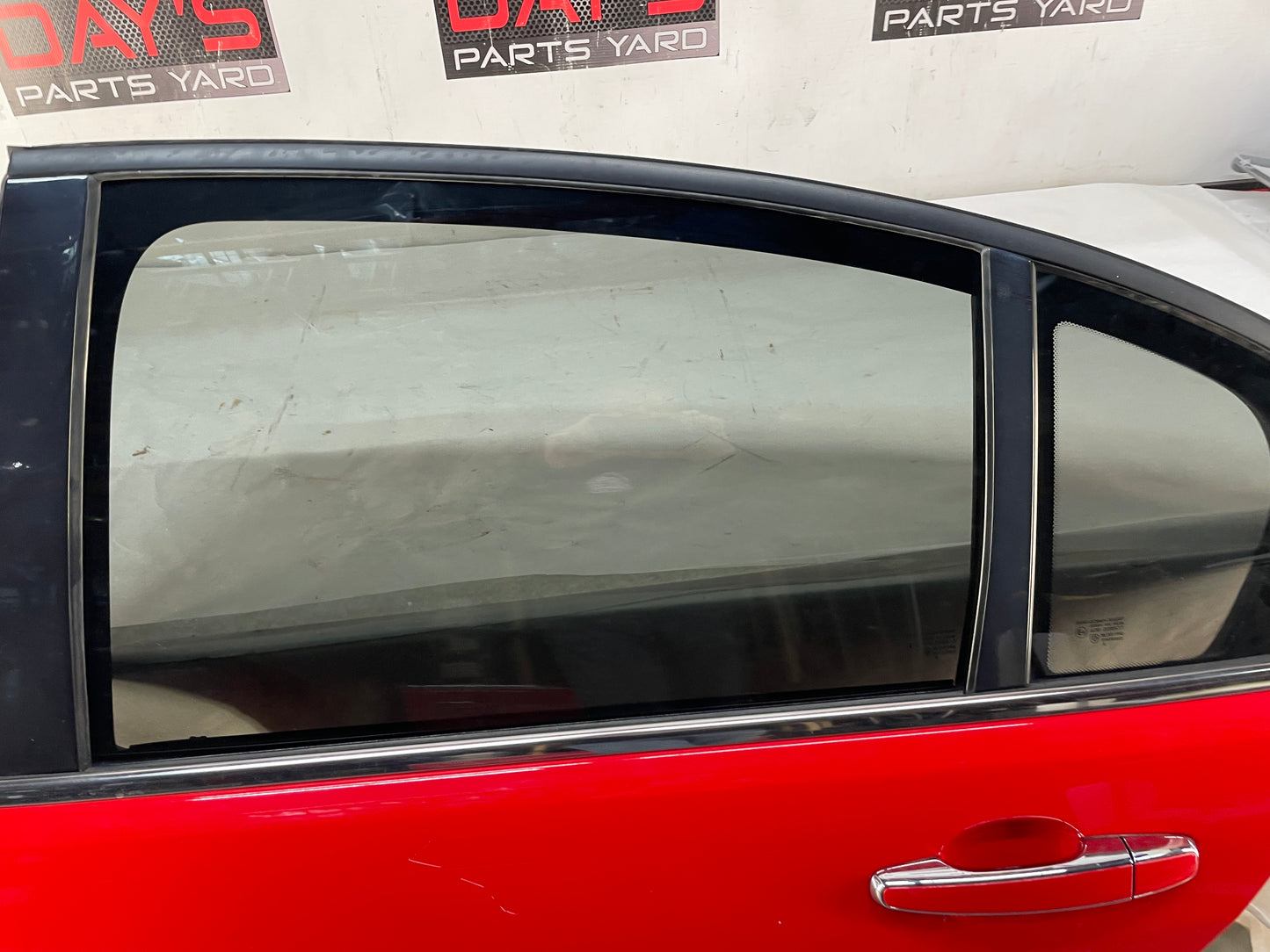 2009 Pontiac G8 GT LH Driver Rear Exterior Door Red OEM