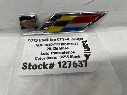 2013 Cadillac CTS-V Coupe Front Door Emblem OEM - Day's Parts Yard