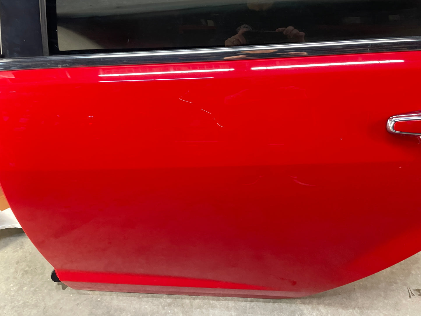 2009 Pontiac G8 GT LH Driver Rear Exterior Door Red OEM