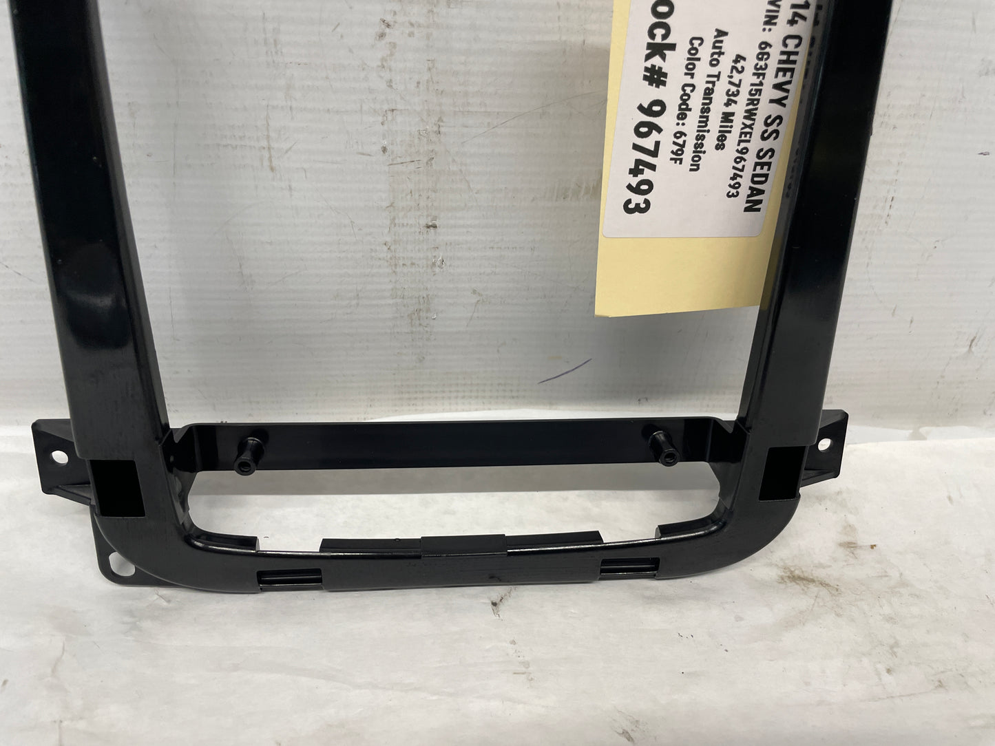 2014 Chevy SS Sedan Over Head Console Dome Light Frame Bracket Bezel OEM