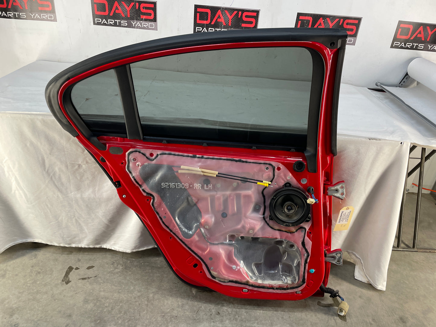 2009 Pontiac G8 GT LH Driver Rear Exterior Door Red OEM