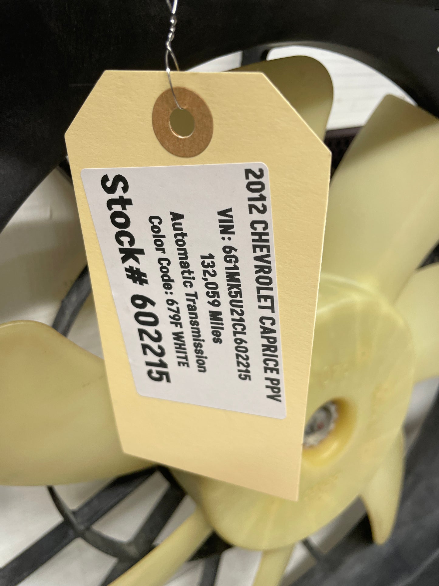 2012 Chevy Caprice PPV Radiator Duel Dual Electric Coolant Cooling Fans OEM