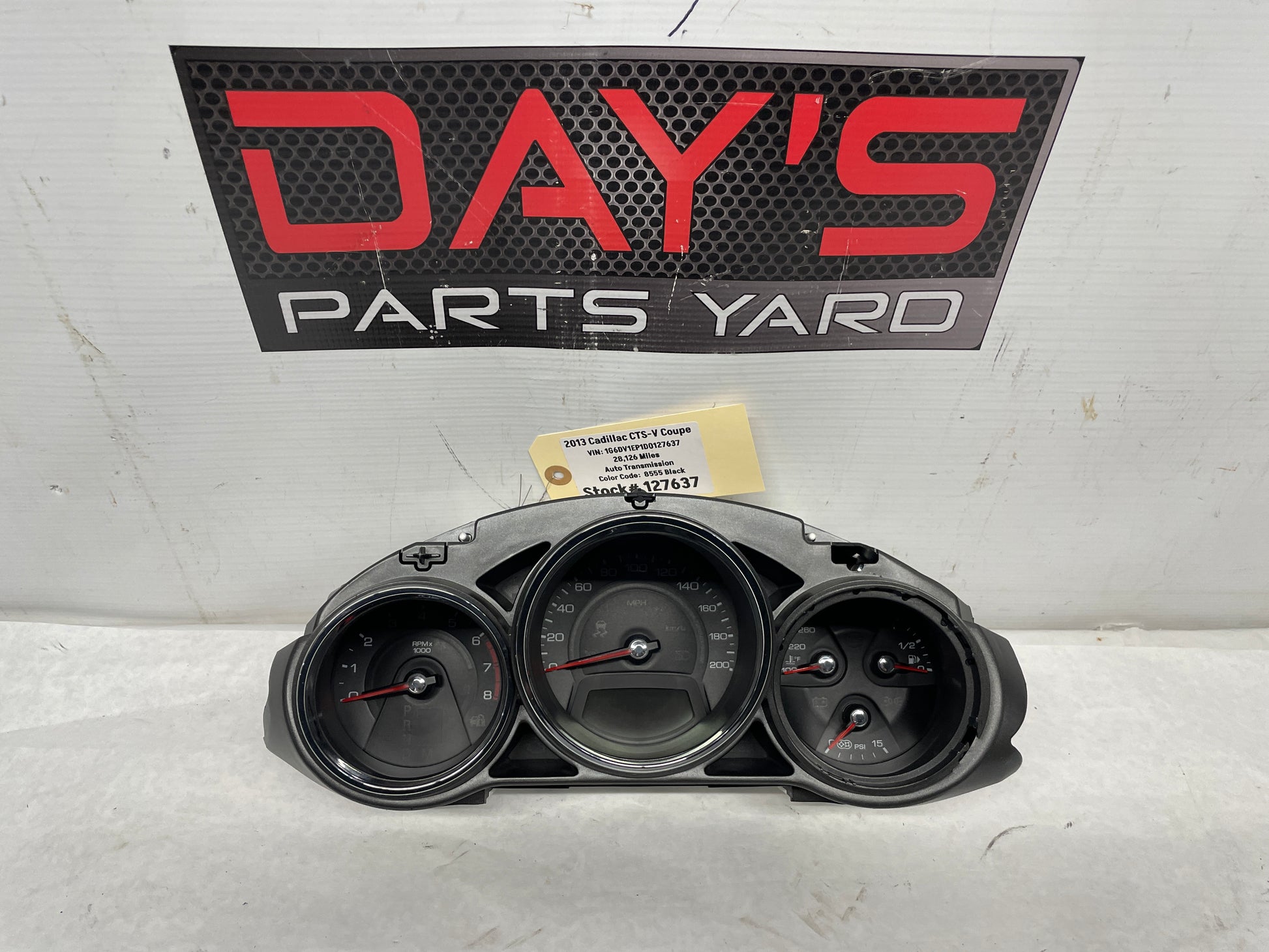 2013 Cadillac CTS-V Coupe Gauge Cluster Speedometer Instrument Panel OEM - Day's Parts Yard