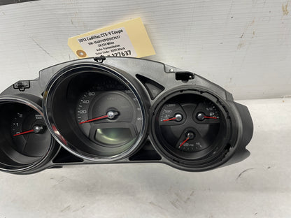 2013 Cadillac CTS-V Coupe Gauge Cluster Speedometer Instrument Panel OEM - Day's Parts Yard