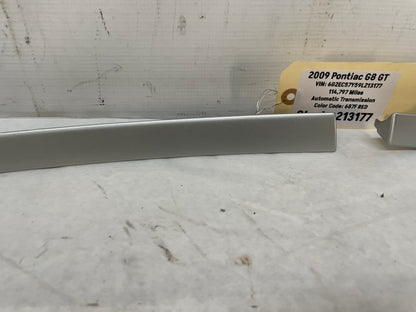 2009 Pontiac G8 GT LH & RH Silver Dash Trim Accent Applique Panel OEM