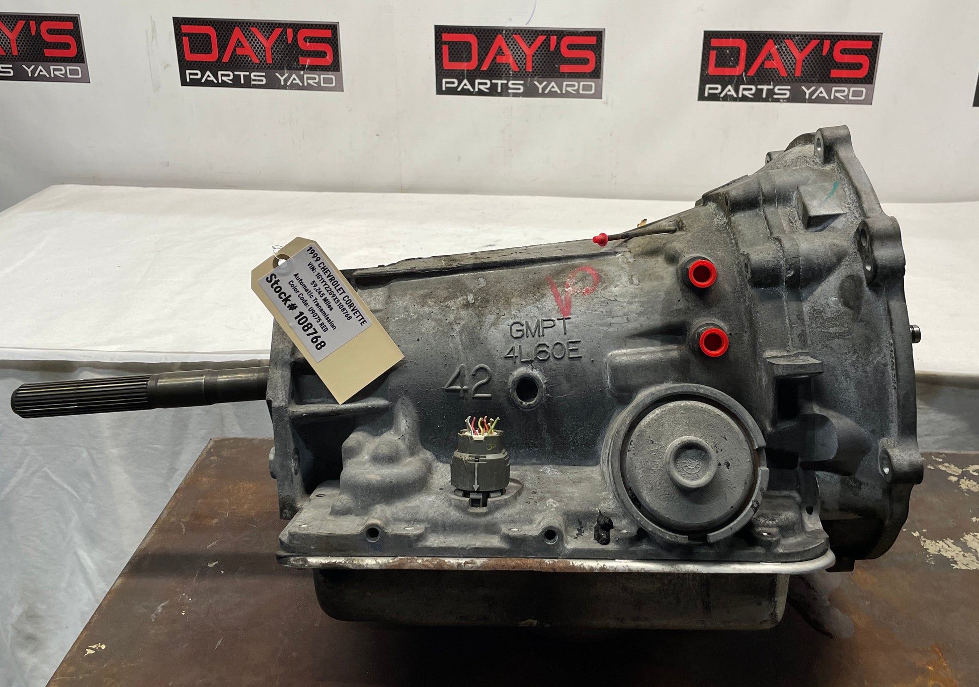 1999 Chevy C5 Corvette 4L60E Automatic Transmission OEM 59k Miles - Day's Parts Yard