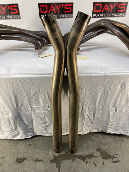 2008 Chevy C6 Corvette Stainless Steel Long Tube Headers w/ X Pipe OEM