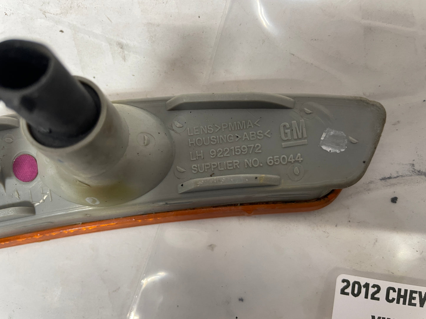 2012 Chevy Caprice PPV LH Driver Side Marker Light Lamp OEM