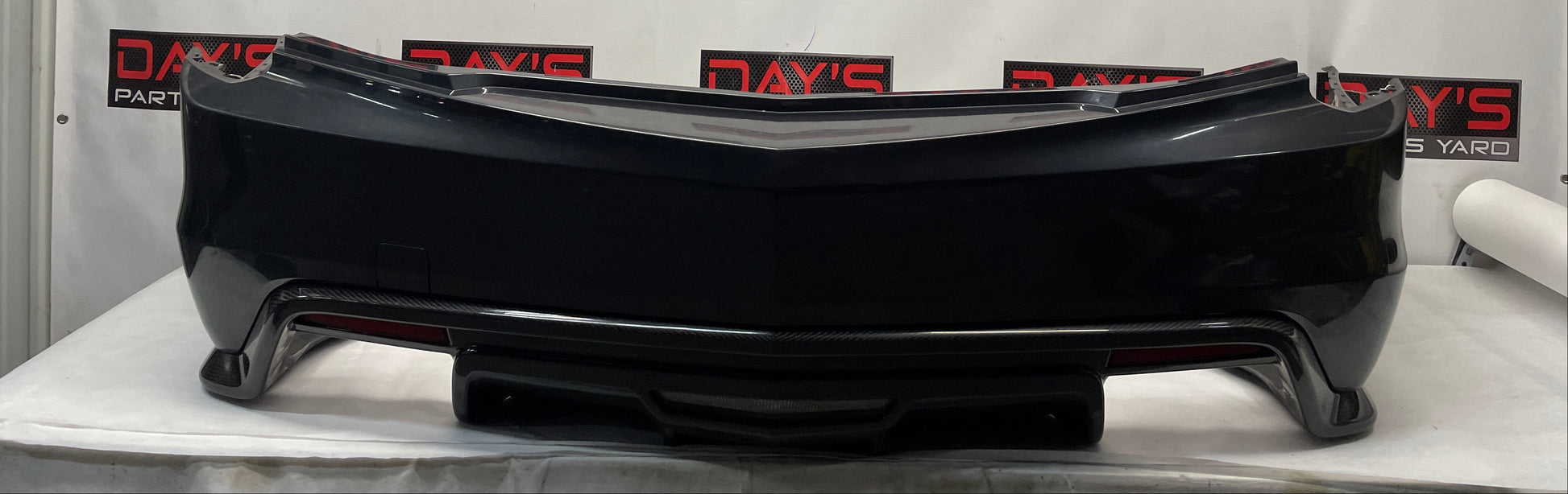 2017 Cadillac CTS-V Rear Bumper Cover w/ Carbon Valance Diffuser Spoiler Lip OEM - Day's Parts Yard