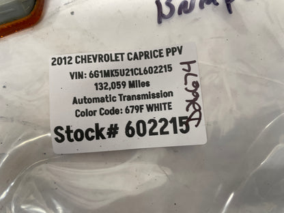 2012 Chevy Caprice PPV LH Driver Side Marker Light Lamp OEM